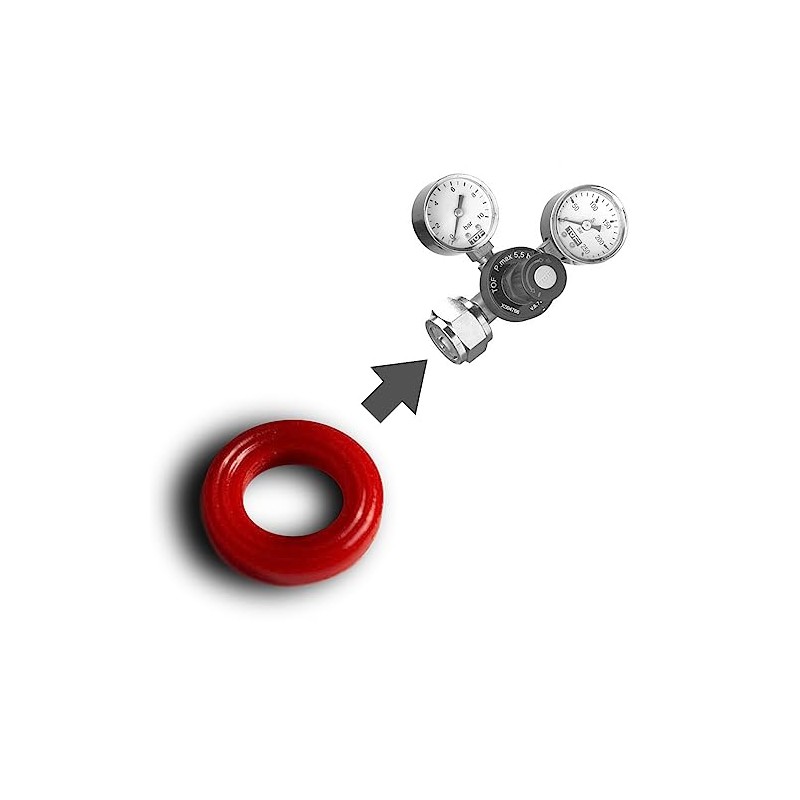 Guarnizione per adattatore CO2 per bombole da 425 g, per