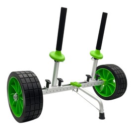 Codinter Kayak Cart, Sit-On-Top Kayak Cart Dolly Scupper Kayak Trolley with 10” All Terrain Airless Wheels for Scupper Holes Plug-in Kayaks
