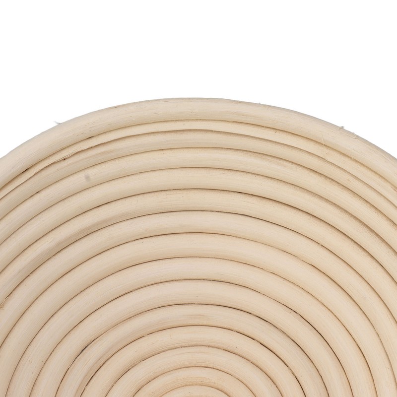 Round Bread Proofing Basket with Liner Cloth Dough Rising Rattan