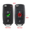 For New 3 Button Car Remote Control Shell Case for