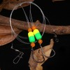 Pompano-Rigs-for-Surf-Fishing-Saltwater-Gear with Double Circle & Wide Gap Hook-6-Pack Surf Fishing