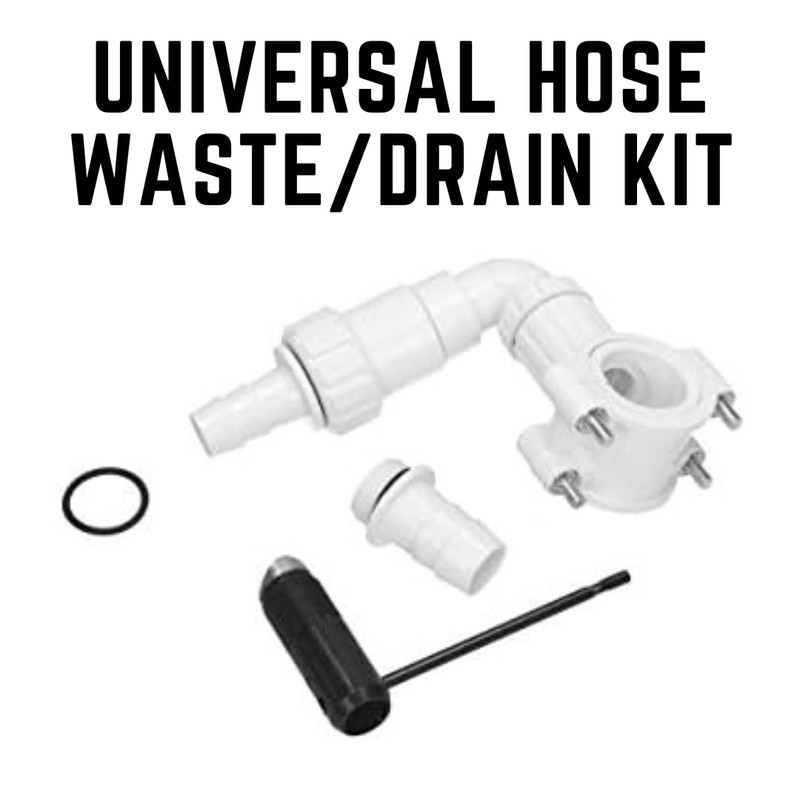 Invero® Universal Hose Waste/Drain Kit for Dishwasher or Washing Machine