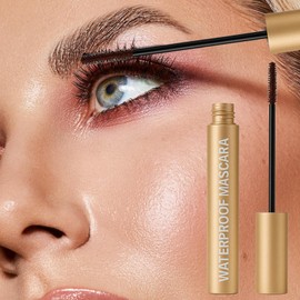 Makeup Mascara - Lashes Mascara Waterproof | Anti-Smudge Primer Thick Lash Sweatproof for Sensitive Eyes Women Stage Performance Concert Swimming Wedding Night