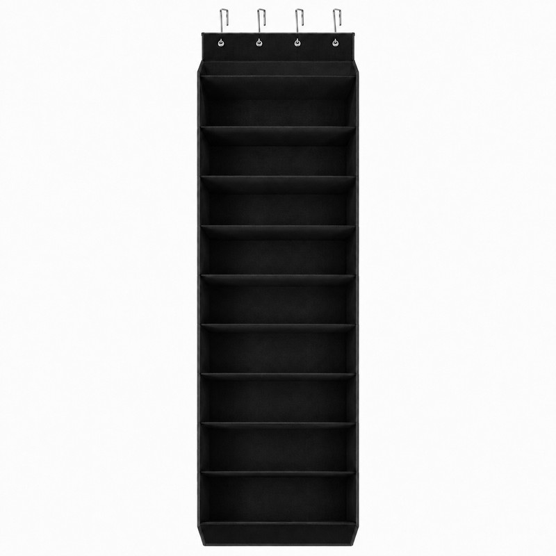 10-Tier Over-the-Door Shoe Organizer with Deep Pockets, Large Hanging Shoe