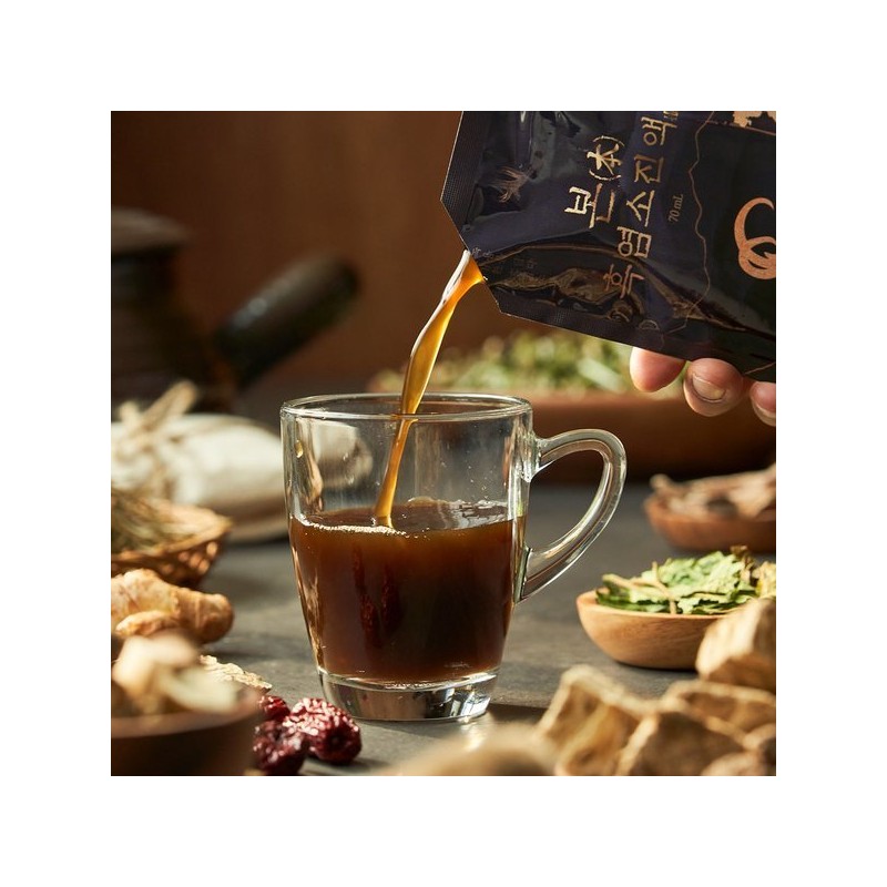 Organic Maru 본 흑염소 진액 70ml x 30팩 Black Goat