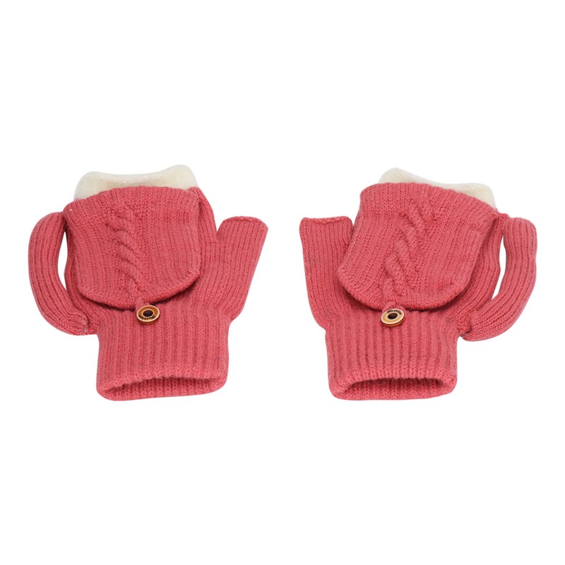 2 PCS USB Heated Gloves Double Sided Heating Knitted Gloves