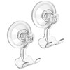 Razor Suction Hooks, VIS'V Clear Removable Heavy Duty Vacuum Suction