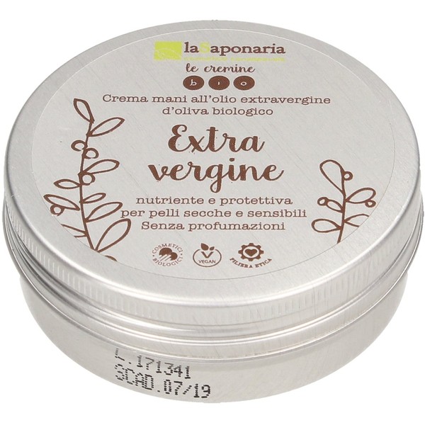 La Saponaria Olive Oil Hand Cream, 60 ml