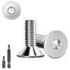 Pack of 150 Countersunk Screws M5 x 12 mm Stainless