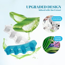 Promifun Toe Separators, 8 Pack Bunion Corrector for Women/Men, Toe Spacers, Foot Alignment - Dividers to Correct Bunions, Hammertoes, Relief Restore Feet