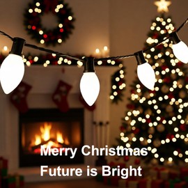 Grensk Low Watt Led Light Bulbs 0.5W Equivalent 5W Incandescent Small Night Light Bulb Warm White 2700K Milky C7 Candelabra Led Light Bulbs for Wall lamp Chandeliers E12 Screw Base Samll White Bulbs