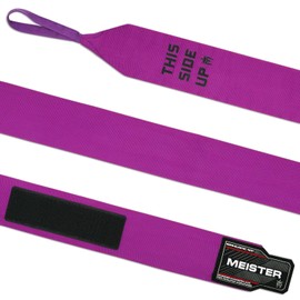 Meister Junior - Vendas elásticas de algodón para Artes Marciales Mixtas y Boxeo, 274 cm, Color Morado