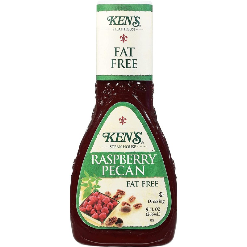 Ken's Steak House Fat Free Raspberry Pecan Dressing 9 Fl