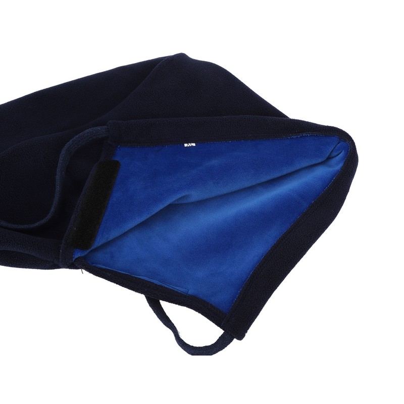 Men Women Cast Sock Dark Blue Soft Fleece Thick Adjustable