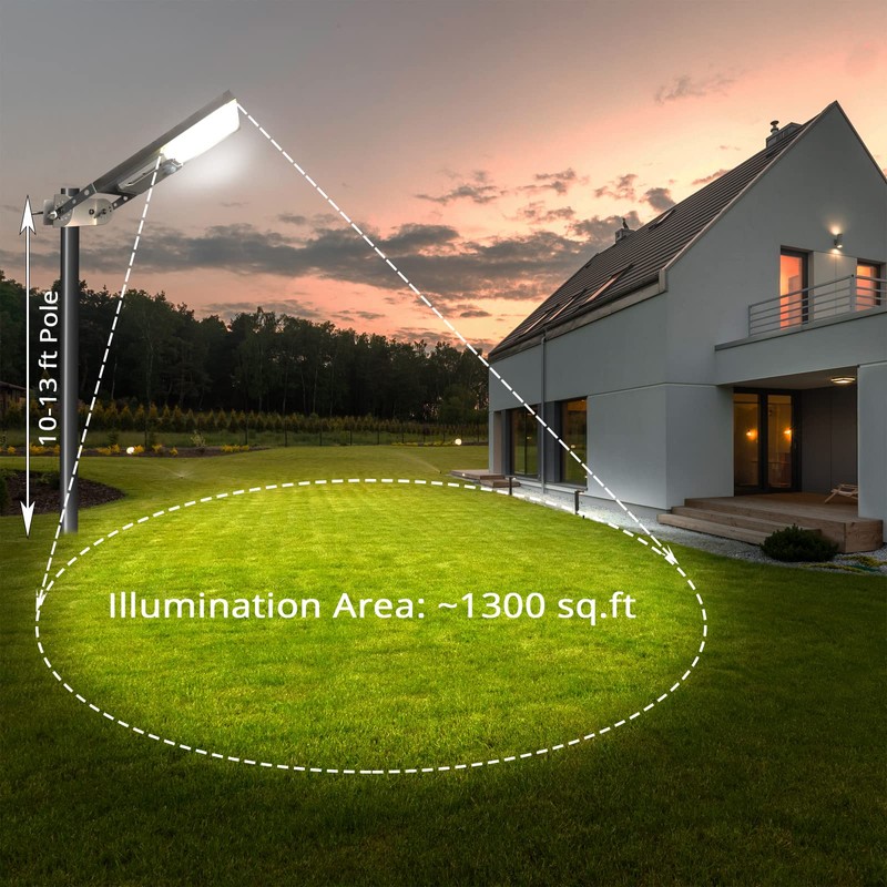 Mii-PWR Outdoor Solar Lights for Yard Waterproof IP65 Motion Sensor
