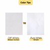 YISURE Cotton Fabric Shower Curtains, Extra Long 72x84 Inch All