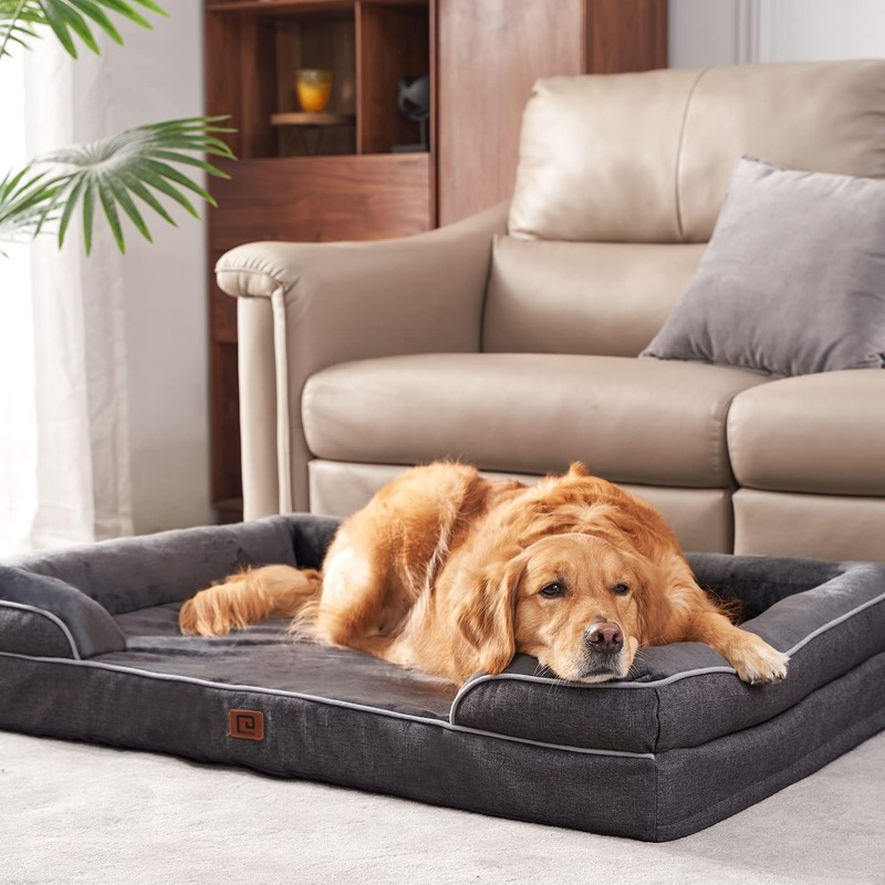 EHEYCIGA Orthopedic Dog Beds for Extra Large Dogs, Waterproof Memory