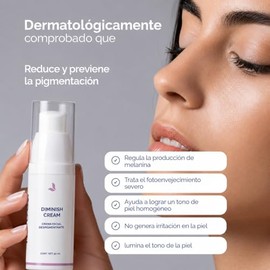 KareCo Diminish Despigmentante facial en Crema| Reduce manchas y líneas de expresión | Ácido Azelaico, Ácido Hialurónico y Vitamina C | Obtén una piel