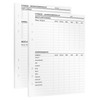 KOMPASS® Fitness Planning Inserts, DIN A5 Inserts for Ring Binder
