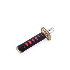 muge racing Universal Samurai Sword Automatic Shift Knob Suitable for Manual Transmission Cars-black-15cm