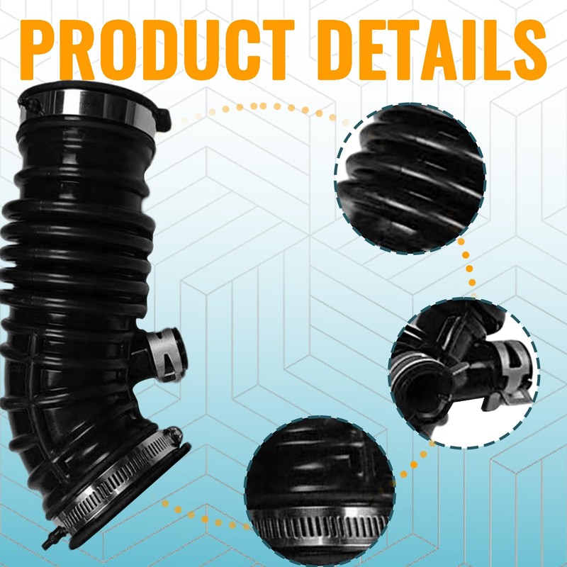 Right Left Rear Engine Air Intake Hose, Compatible with G35