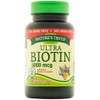 Nature's Truth Biotin 5000 Mcg, Fast Dissolve Tabs, Natural Berry
