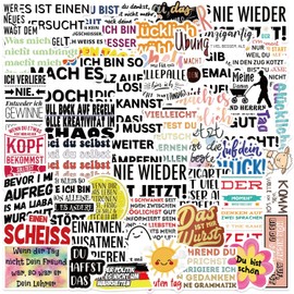 Pack of 50 Motivational Stickers, Positive Affirmations, Inspirational Motivation Sayings Stickers, Waterproof Vinyl Stickers, Motivation for Laptop, Water Bottles, Scrapbooking, Folders