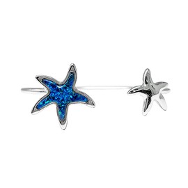 Fashion Jewelry ~ Starfish Tip Cuf Wire Bangle Bracelet for Women Casual