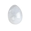 Erliway Natural Clear Quartz Crystal Eggs for Easter Day, 1.2
