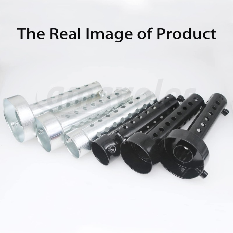 Amavoler 2 Pcs Motorcycle Exhaust Silencer Motorbike Muffler Insert Baffle