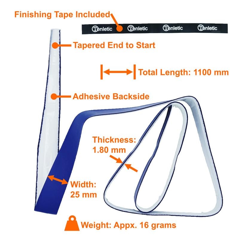 Tenletic Original PU Replacement Racket Grip Tape - 1.80 mm