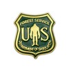 SQUATCH METALWORKS - USFS Department of Sasquatch Lapel Pin Green