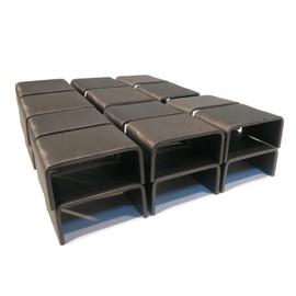 Rollers, Belts, Bearings, Pulleys and Much More- Replacement for (Pack of 24) 2x4 Steel Weld-On for Anchor Lumber Brackets for Pickup for Truck & Hauler