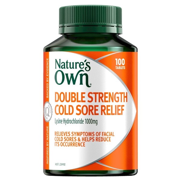 Nature's Own Double Strength Cold Sore Relief Tab X 100
