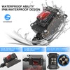 OELFFOW Waterproof On Off Toggle Switch with Red Light Rocker