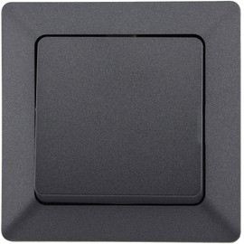 Milos Socket Switch Button Sets I Anthracite