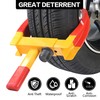 KAYCENTOP Universal Wheel Lock, Security Trailer Wheel Lock, Tire Lock