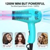 Portable Travel Hair Dryer, Mini Lightweight Dual Voltage Blow Dryer