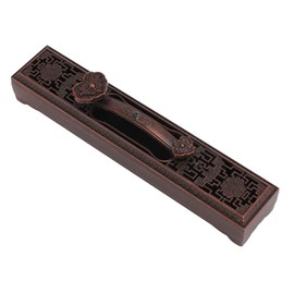 15cm Incense Burner Vivid Relieve Fatigue Decorative Elegant Incense Stick Holder for Meditation Room Yoga Room Office Copper Color