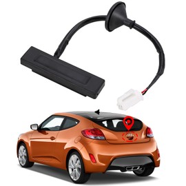 81260-2V000 Hatch Release Button Trunk Latch for Hyundai Veloster 2012-2017 Rear Back Hatch Release Switch Trunk Button Outside HDL Lock Assembly Tailgate Latch Without Camera Replace # 812602V000