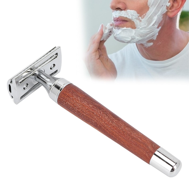 Shaving Razor Vintage Style Safe Accurate Double Edge Ergonomic Design