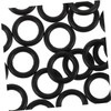 Gatuida 20pcs Jack Seal Replacement Kit Durable Ring Seals for
