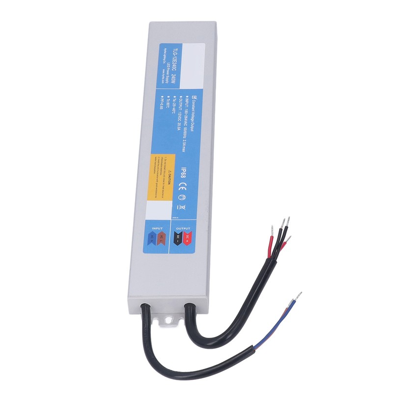 LED Power Supply Waterproof Driver 180‑264VAC to DC Converter Transformer
