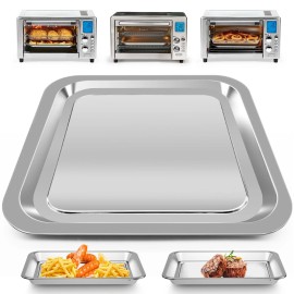 Zukayehome Air Fryer Grill Pan for Emeril Lagasse Everyday 360 Air Fryer, 12''×10'' Stai...