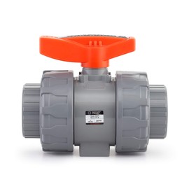 HYDROSEAL Kaplan 2” CPVC True Union Ball Valve Socket with Full Port, ASTM F1970, EPDM O-Rings and Reversible PTFE Seats (2'')