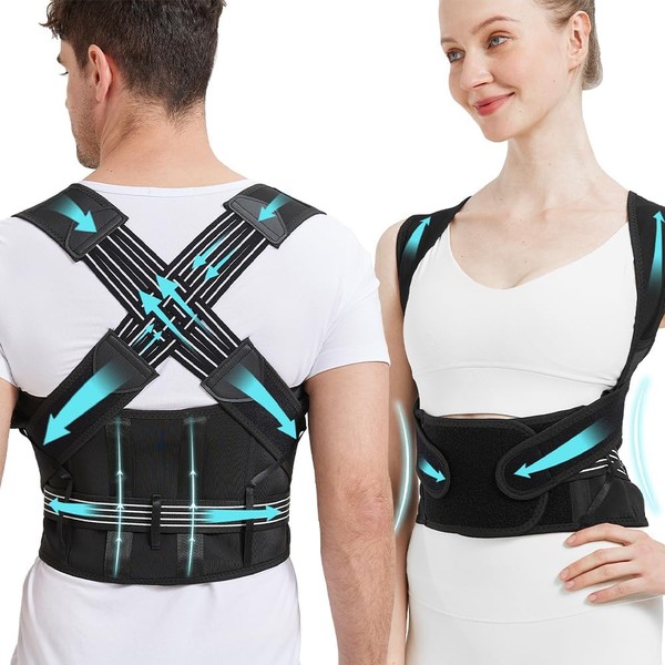 Back Brace Posture Corrector for Men & Women – Full