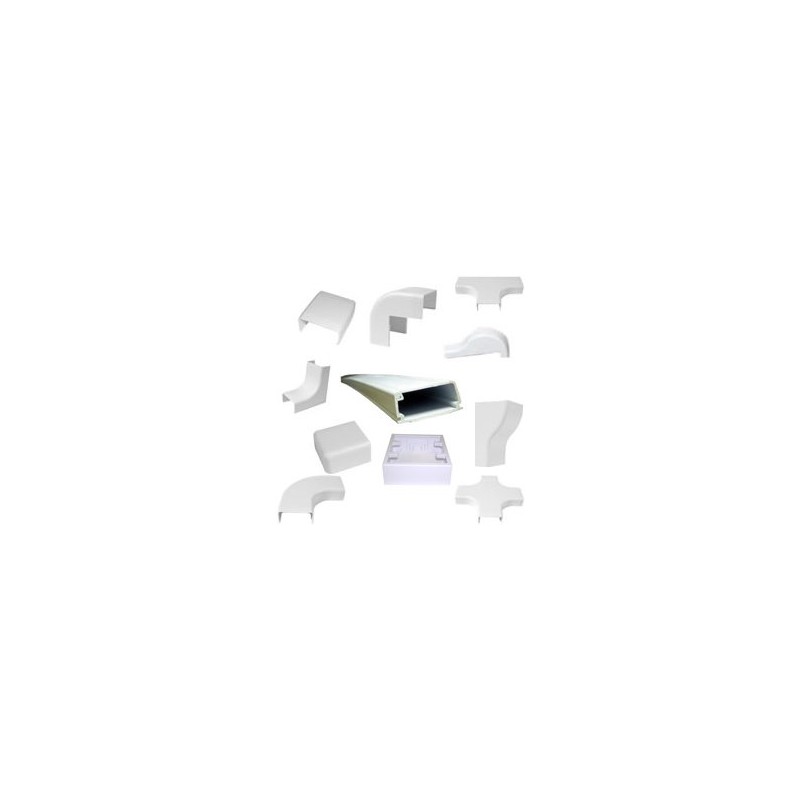 Electriduct 500 Series Raceway Accessory - 90 Degree Elbow (White)