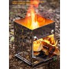 DWD Mini Folding Stove Stainless Steel 201 Grade with Carry