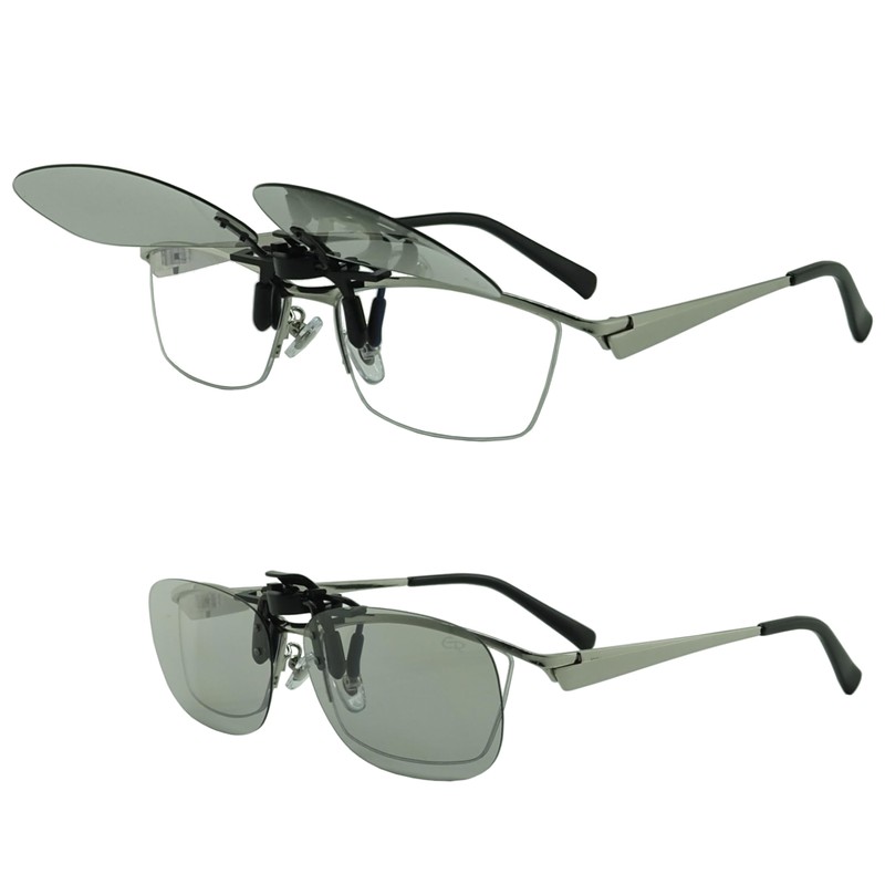 Eloico ER CLIP-ON BV-28 Polarized Front Clip-on Sunglasses, Sunglasses, UV