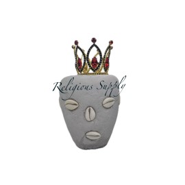 Elegua head rona de elegua santeria elegua  statue